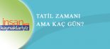 Ücretli Yıllık İzin Hakları Kaç Gün ?