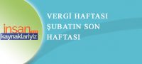 Vergi Haftasının Amacı 23 Şubat – 1 Mart 2015