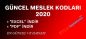 Güncel SGK Meslek Kodları Açıklama ve Liste “2020”